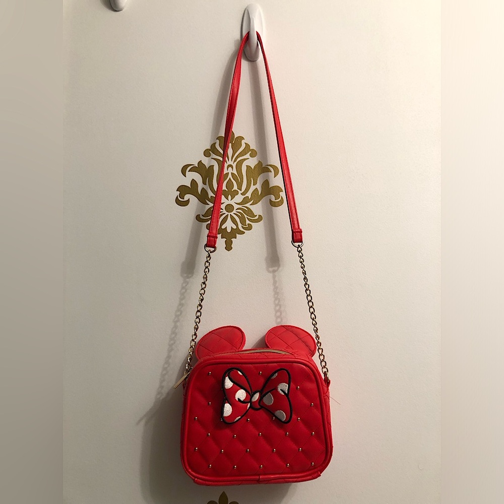Vintage Red Minnie Disney Purse